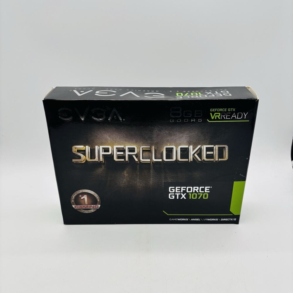 EVGA GeForce GTX 1070 SC 8GB GDDR5 Graphics Card (08G-P4-6173-KR)
